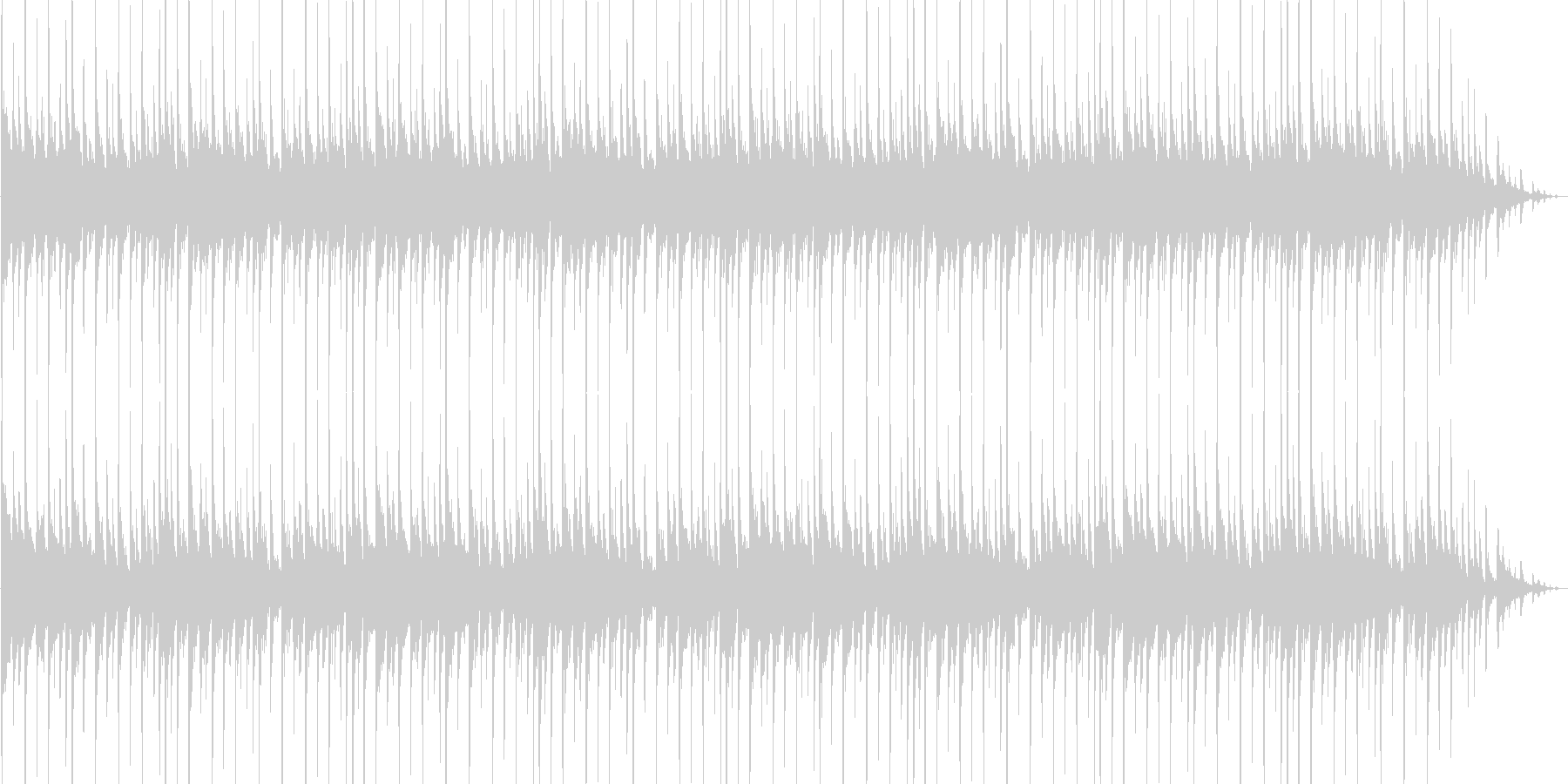 未再生の波形