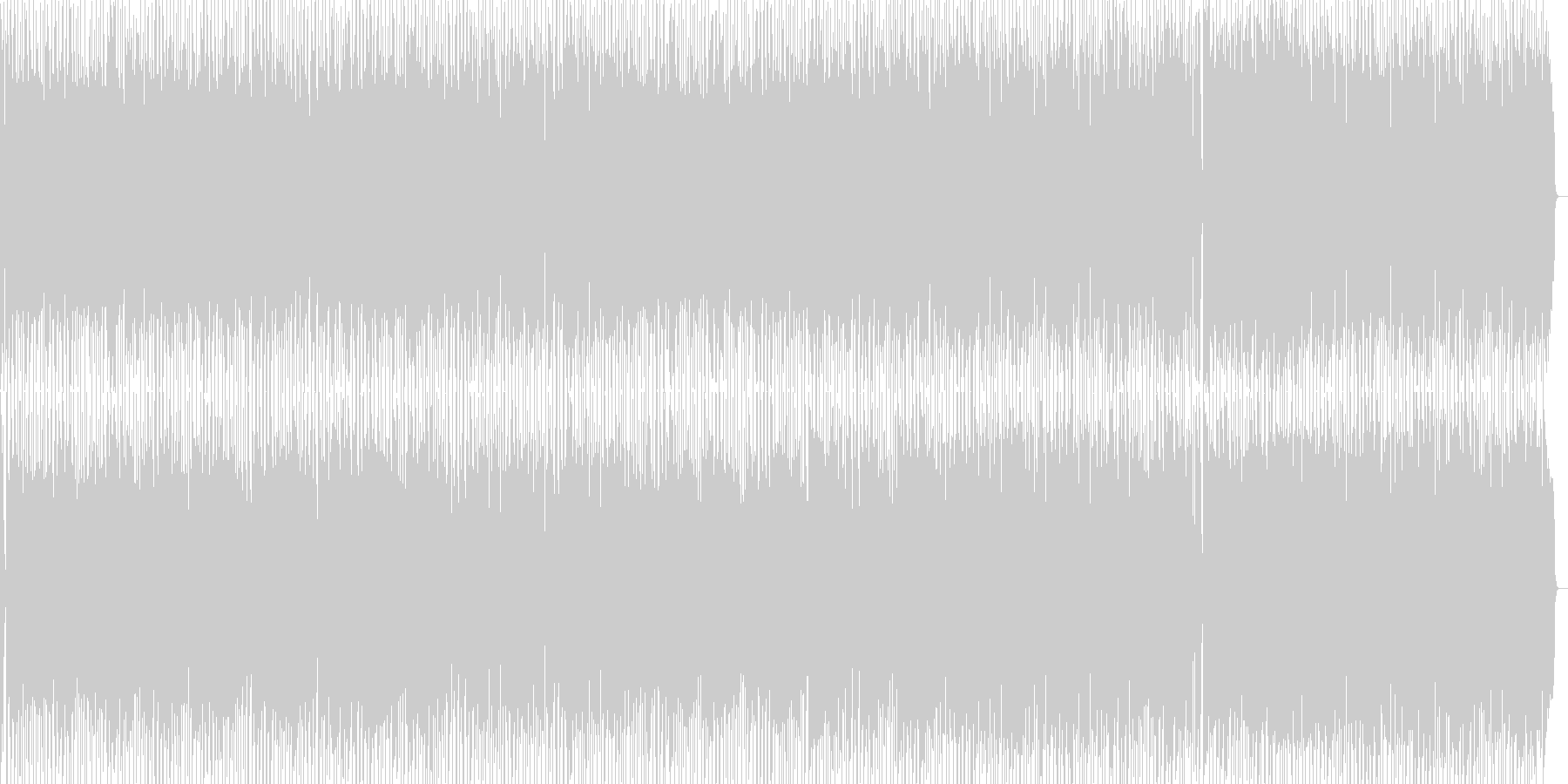 未再生の波形