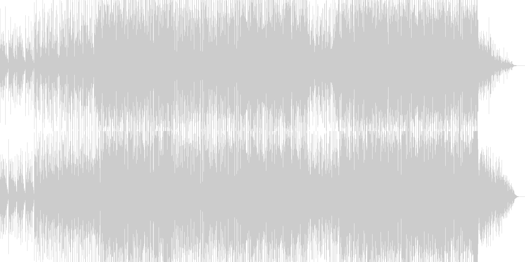 未再生の波形
