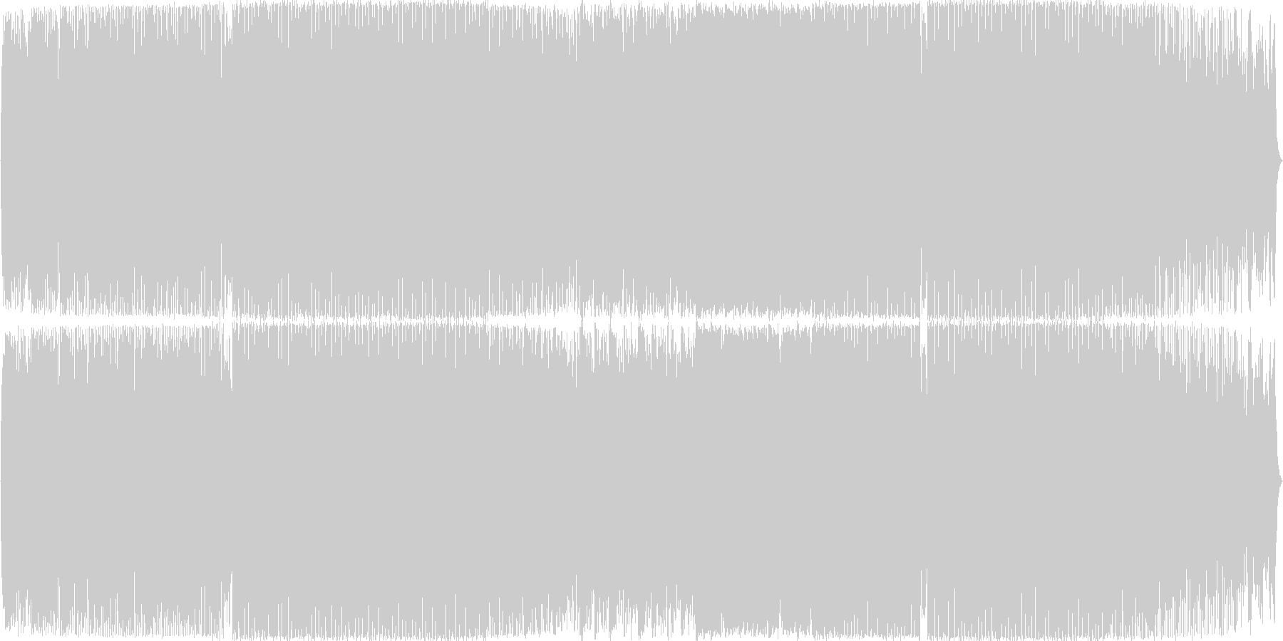 未再生の波形