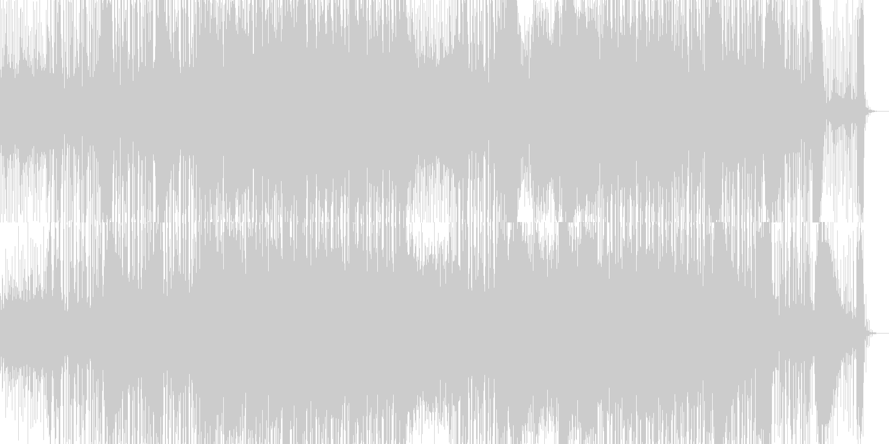 未再生の波形