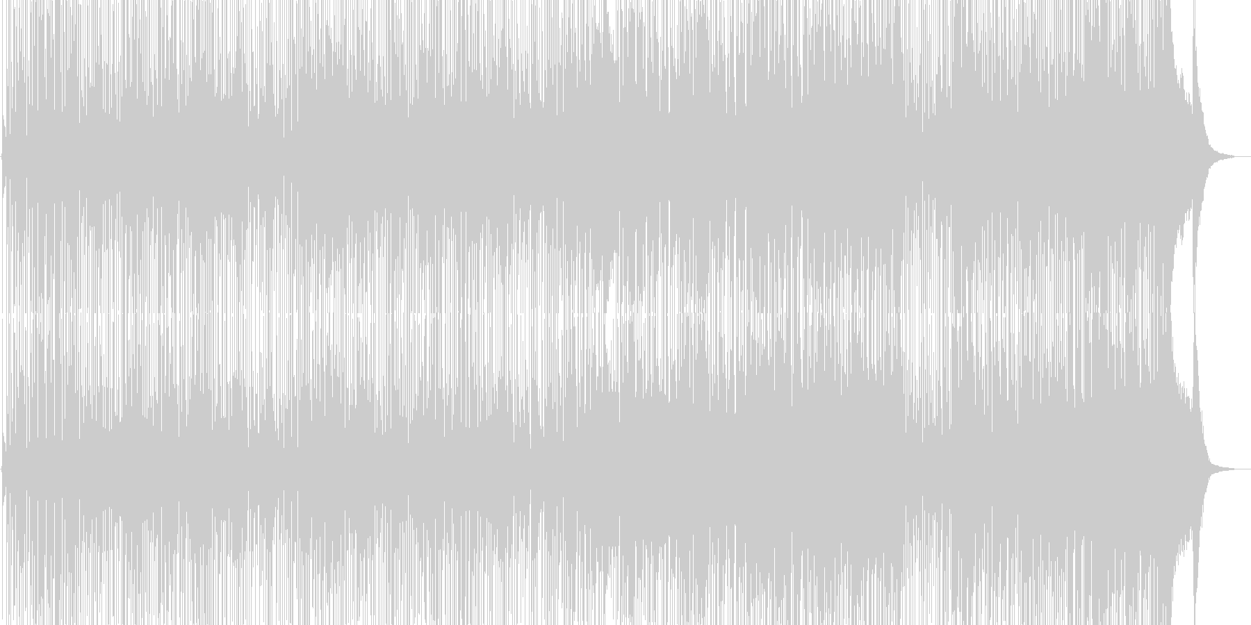 未再生の波形
