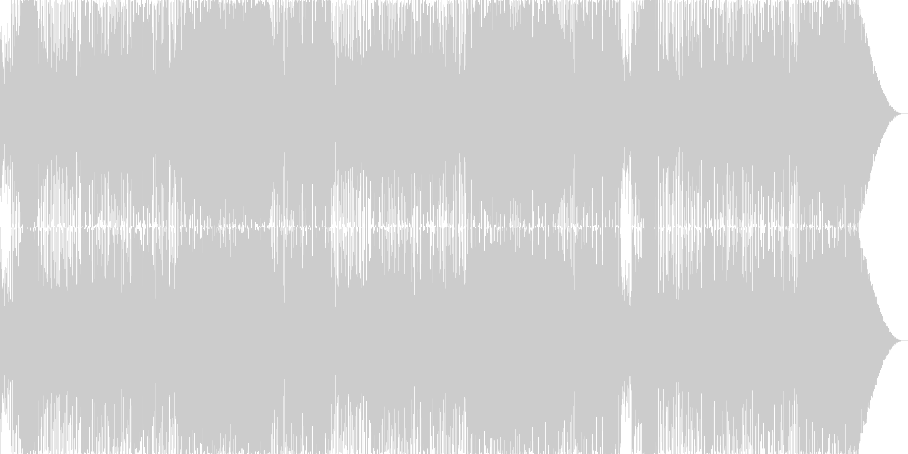 未再生の波形