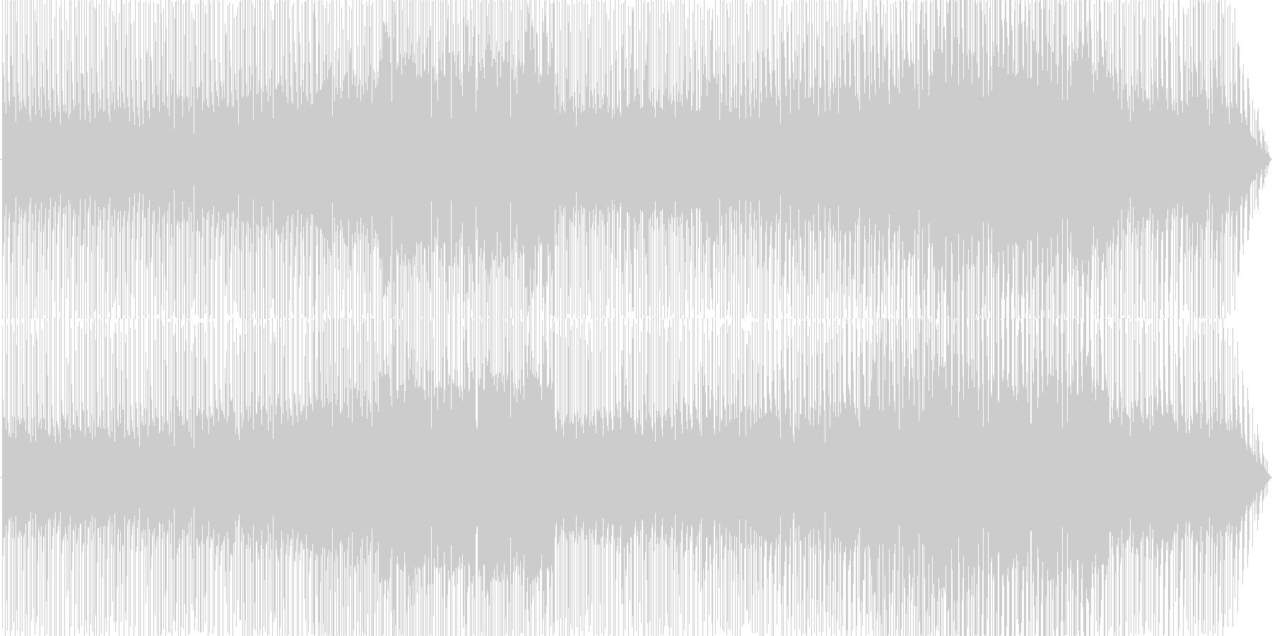 未再生の波形