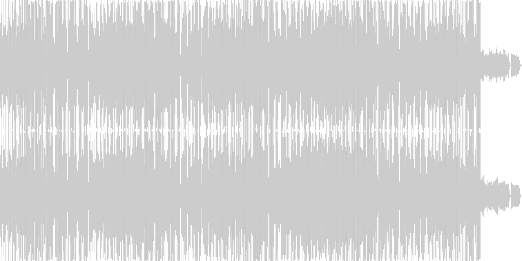 未再生の波形