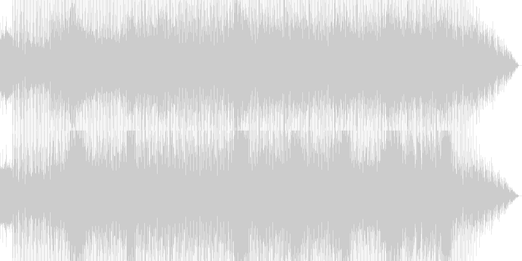 未再生の波形