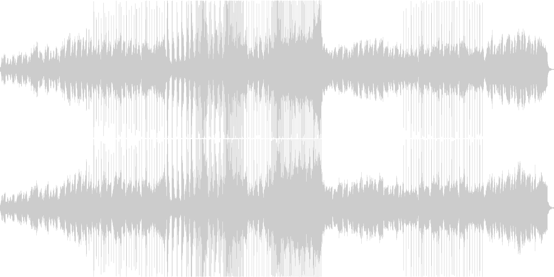 未再生の波形