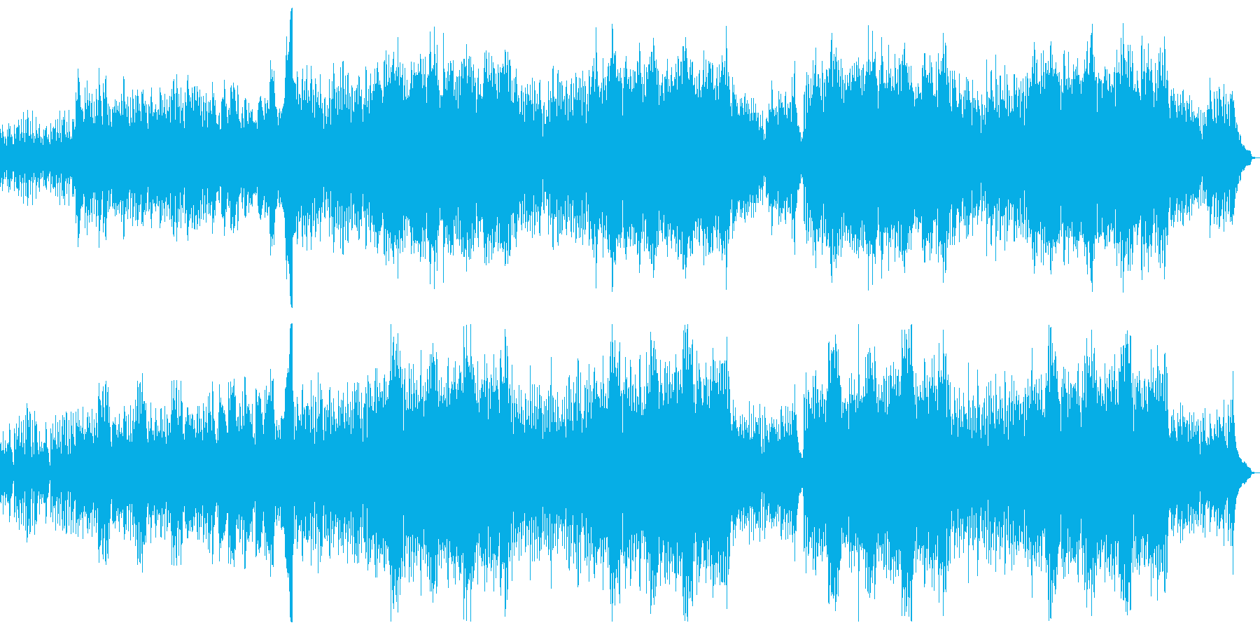 再生済の波形