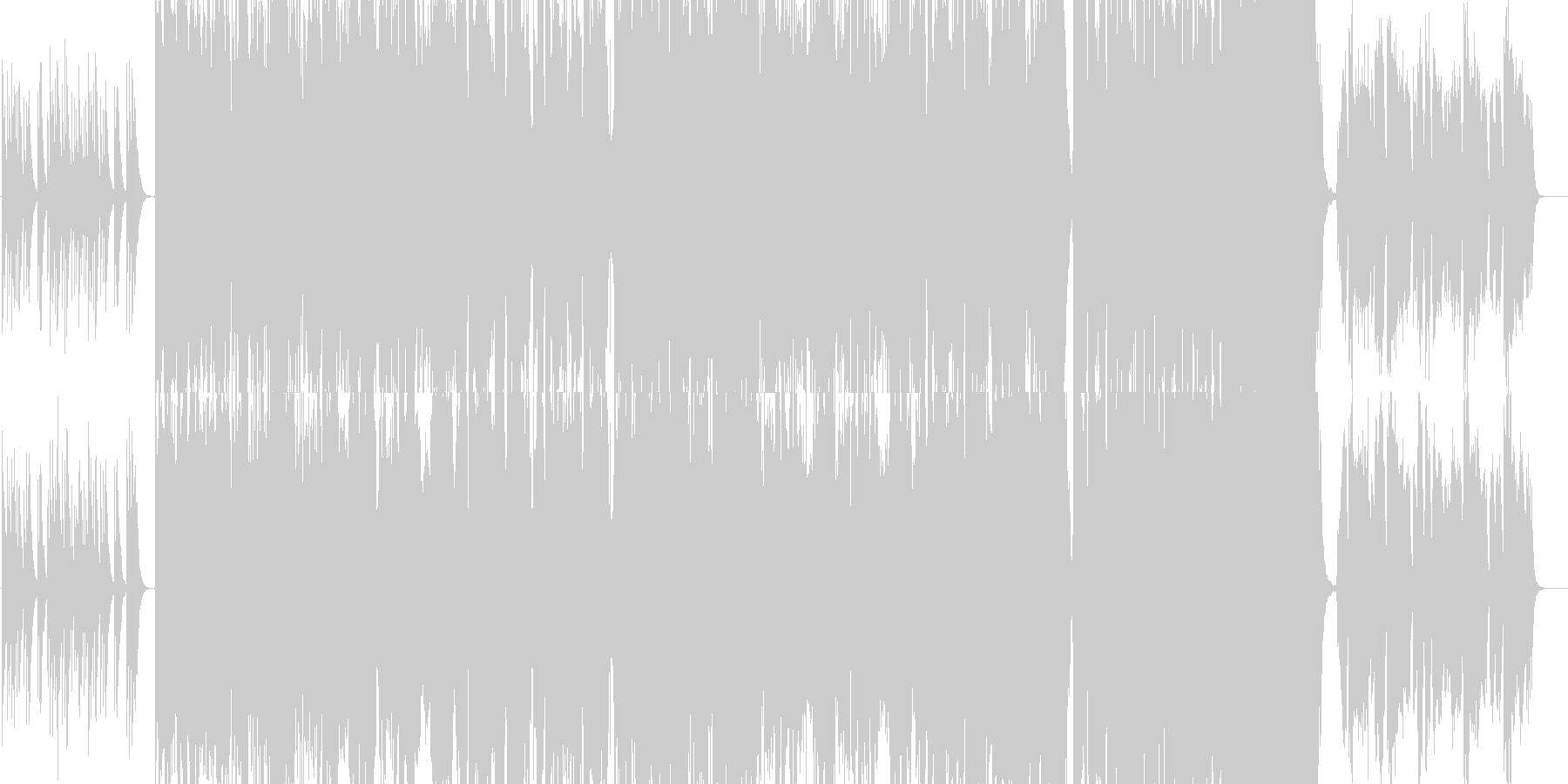 未再生の波形