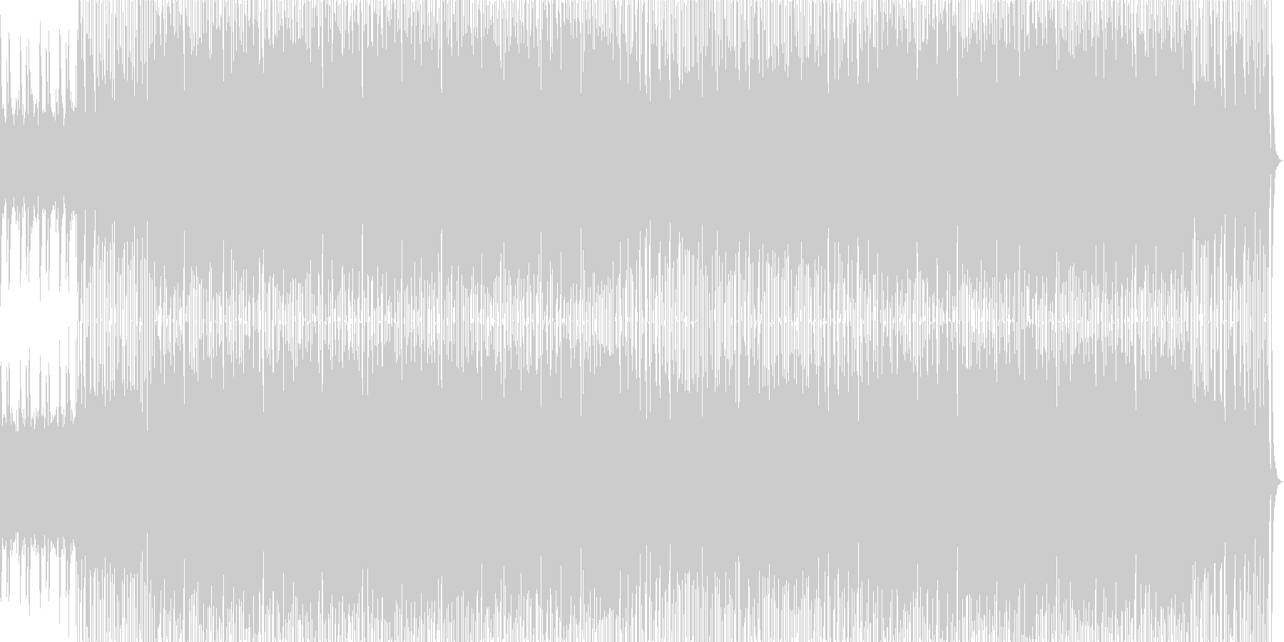 未再生の波形