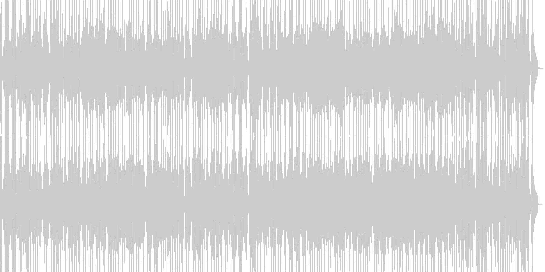 未再生の波形