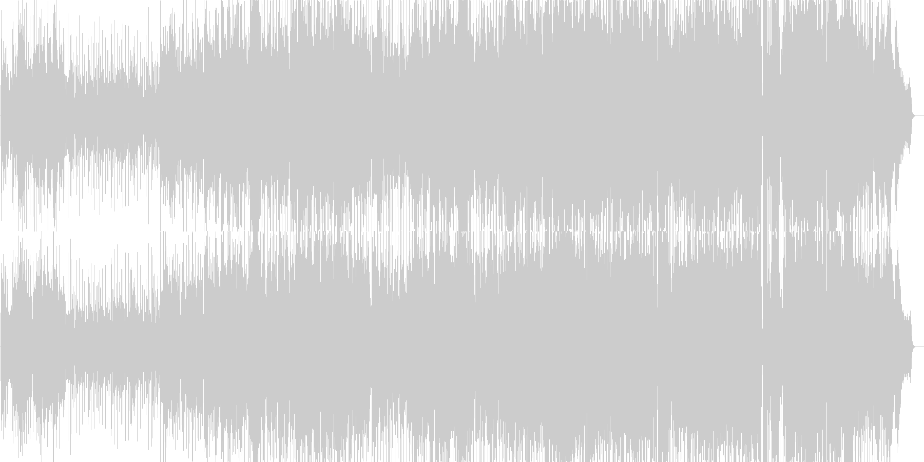 未再生の波形