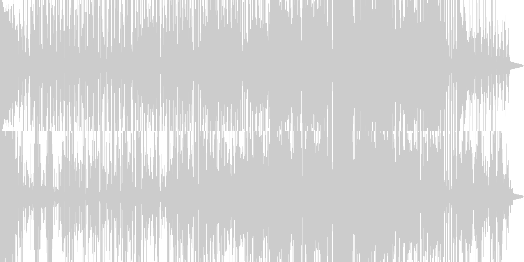 未再生の波形