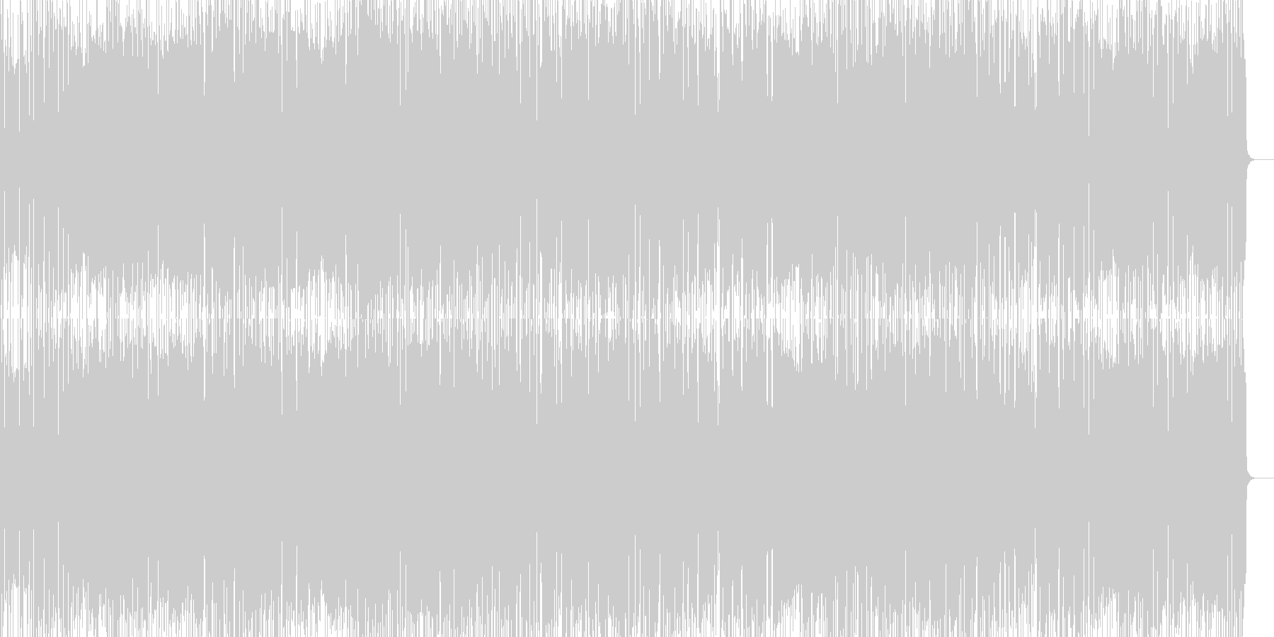 未再生の波形