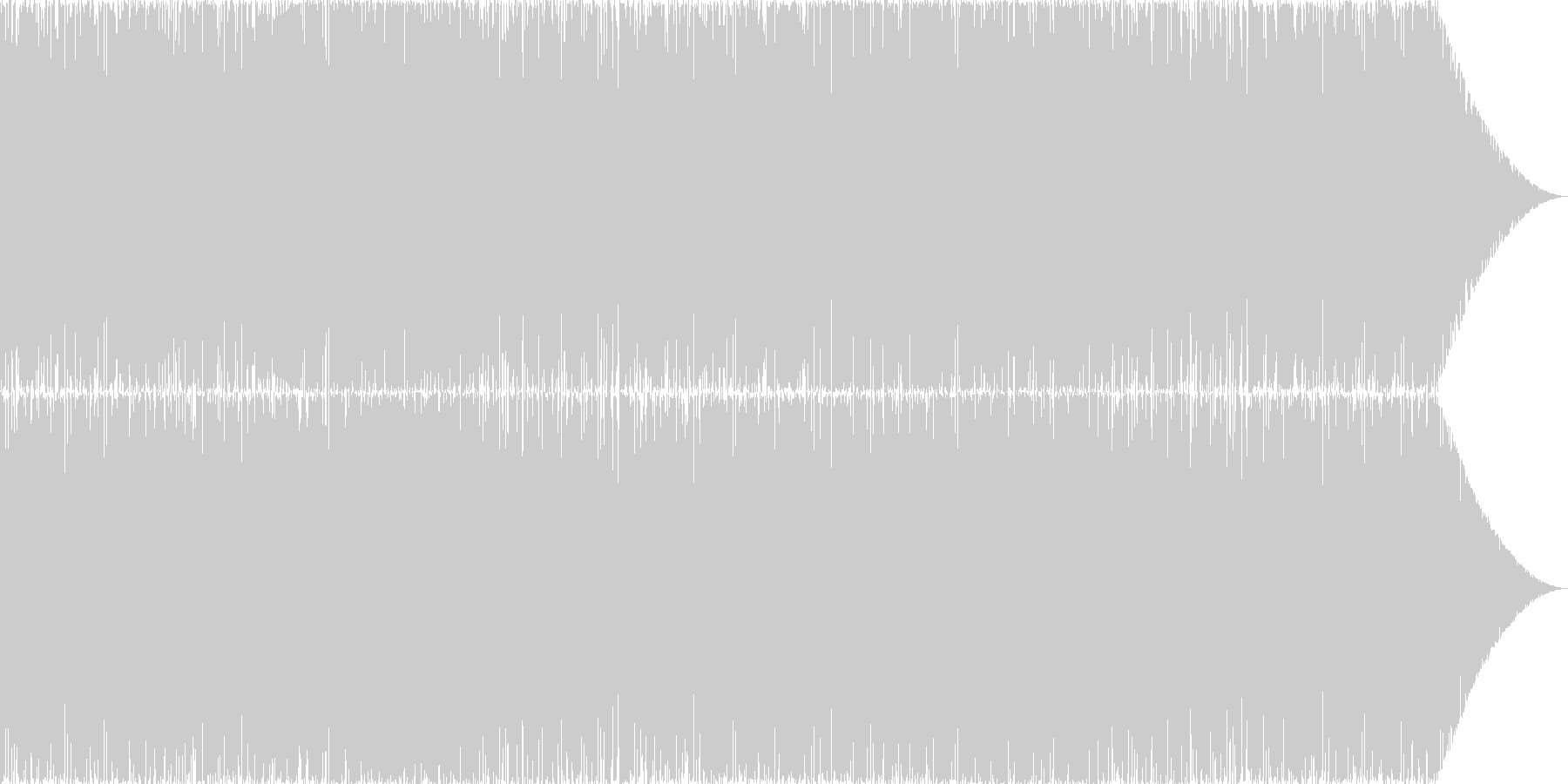 未再生の波形