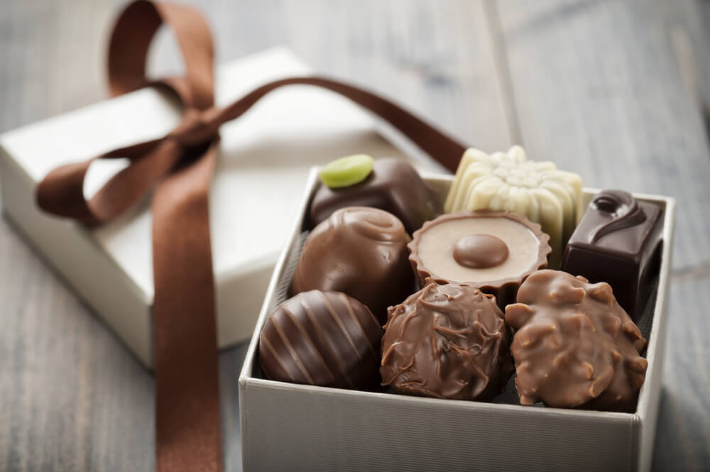 箱に入ったチョコレート
