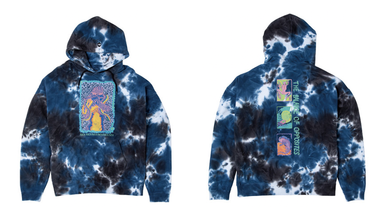 AMMONITE TIEDYE HOODIE