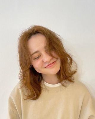 目を瞑るKarenさん