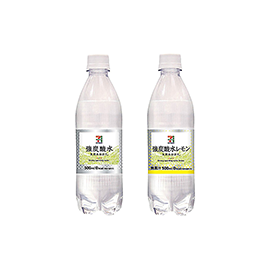 7プレミアム 強炭酸水500ML または 強炭酸水レモン500ML いずれか1つ