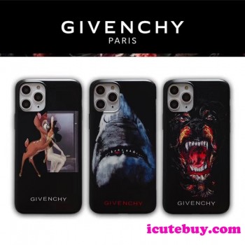 ジバンシィ iPhoneXS/11/12 Proケース バンビ ロットワイラー サメ Givenchy 人気スマホケース