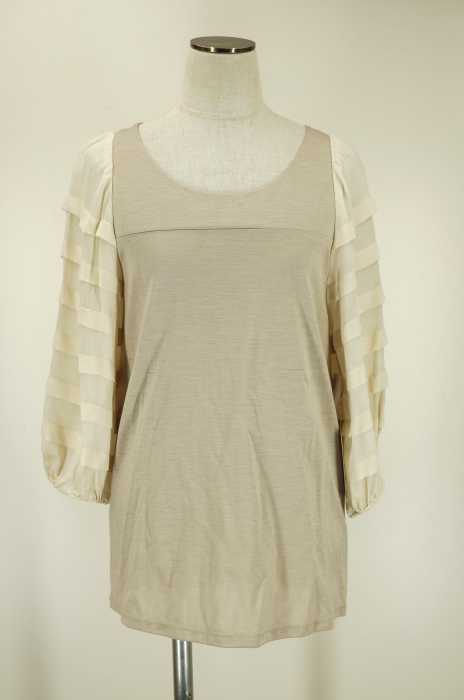 Pensee （） シルク切替カットソー レディース トップス