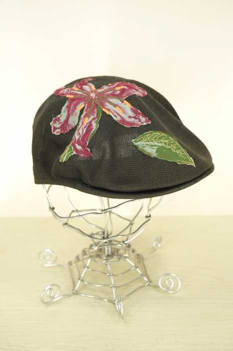KANGOL （カンゴール） 刺繍入りハンチング帽 レディース 帽子