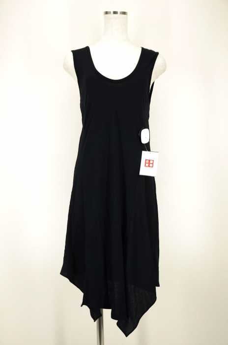 T by Alexander Wang (ティーバイアレキサンダーワン) 異素材切替ノースリーブ背開きワンピース レディース ワンピース