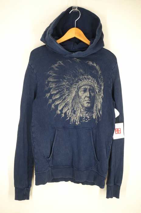 DENIM & SUPPLY RALPH LAUREN (デニムアンドサプライ ラルフローレン) プリントスウェットパーカー メンズ トップス
