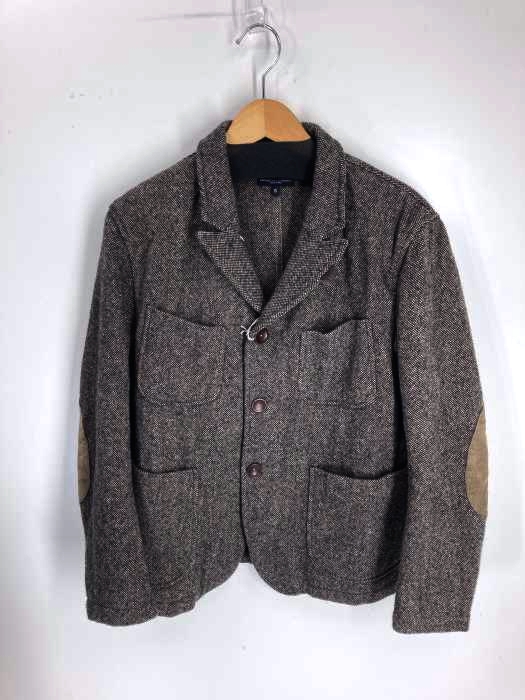 Engineered Garments（エンジニアードガーメンツ） BEDFORD JACKET GREY WOOL TWEED エルボーパッチ付き ツイード ベッドフォードジャケット メンズ アウター