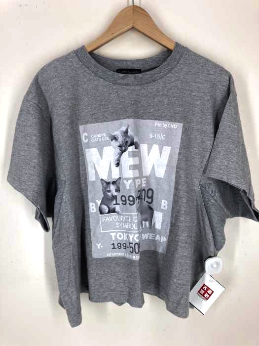 Candy Stripper(キャンディストリッパー) 猫 プリント クルーネックTシャツ レディース トップス
