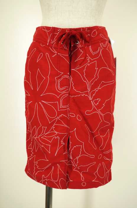 STUSSY （ステューシー） ハイビスカス柄ナイロンスカート レディース スカート