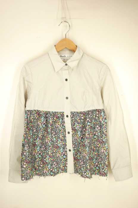 Beams Boy ビームスボーイ 花柄切替シャツ レディース トップス ブランド古着買取販売バズストア