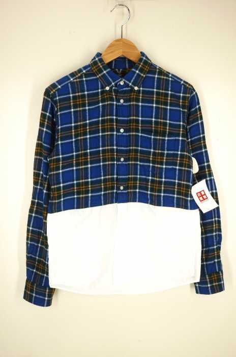 BEAUTY & YOUTH UNITED ARROWS (ビューティーアンドユースユナイテッドアローズ) チェック柄切替シャツ メンズ トップス