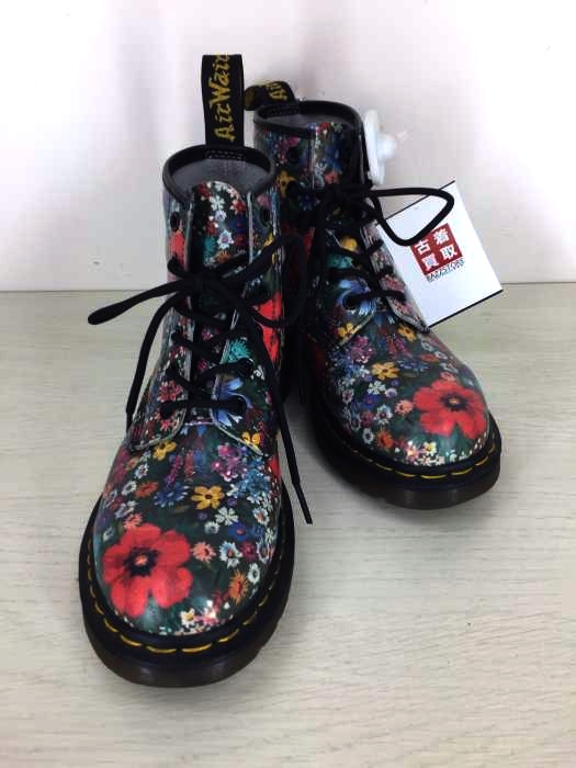 Dr.Martens（ドクターマーチン） 花柄 6ホール レースアップブーツ メンズ シューズ