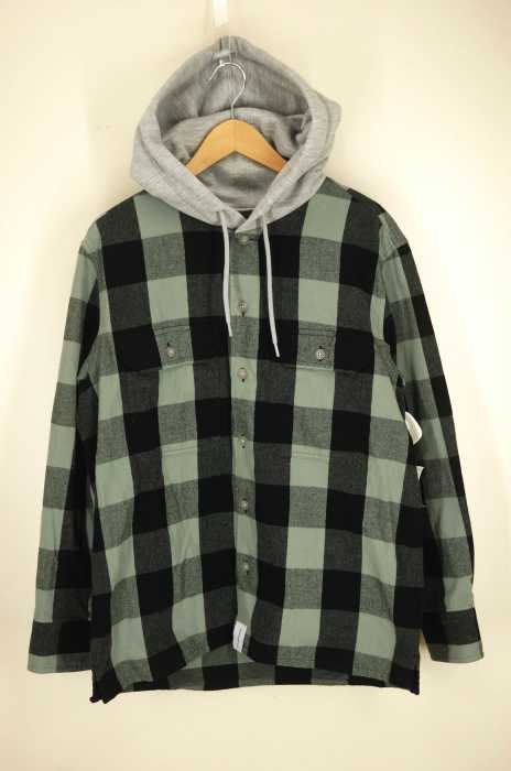 DESCENDANT （ディセンタント） SPICOLI HOODED LS SHIRT メンズ トップス