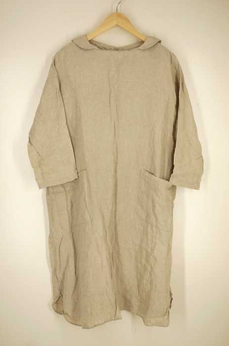 nest Robe （ネストローブ） シェルボタン フレンチリネンワンピース レディース ワンピース