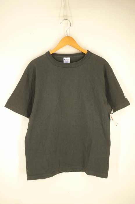 Champion （チャンピオン） USA製 ワッペン付き クルーネックTシャツ メンズ トップス