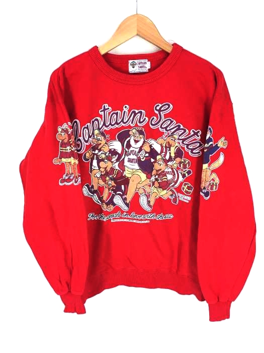 CAPTAIN SANTA(キャプテンサンタ) プリント プルオーバースウェット メンズ トップス