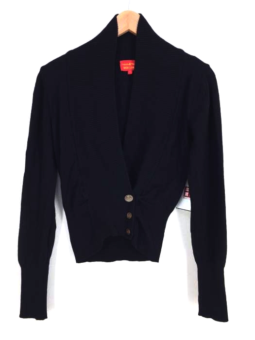 Vivienne Westwood RED LABEL(ヴィヴィアンウエストウッドレッドレーベル) ウールクロップドカーディガン レディース トップス