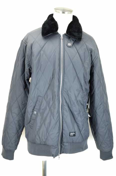 STUSSY (ステューシー) 襟ボアナイロンキルティングブルゾン メンズ アウター