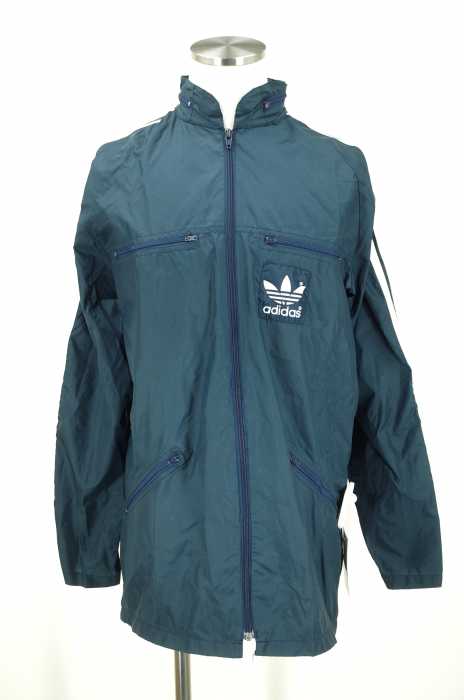 adidas (アディダス) ライン入りジップパーカー メンズ アウター