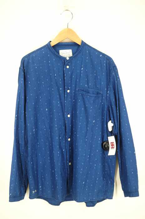 PORTER CLASSIC(ポータークラシック) インディゴハンドワークシャツ メンズ トップス