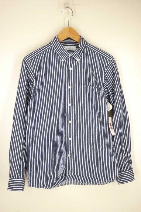 UNITED ARROWS green label relaxing （ユナイテッドアローズグリーンレーベルリラクシング） ストライプ柄ボタンダウンシャツ メンズ トップス