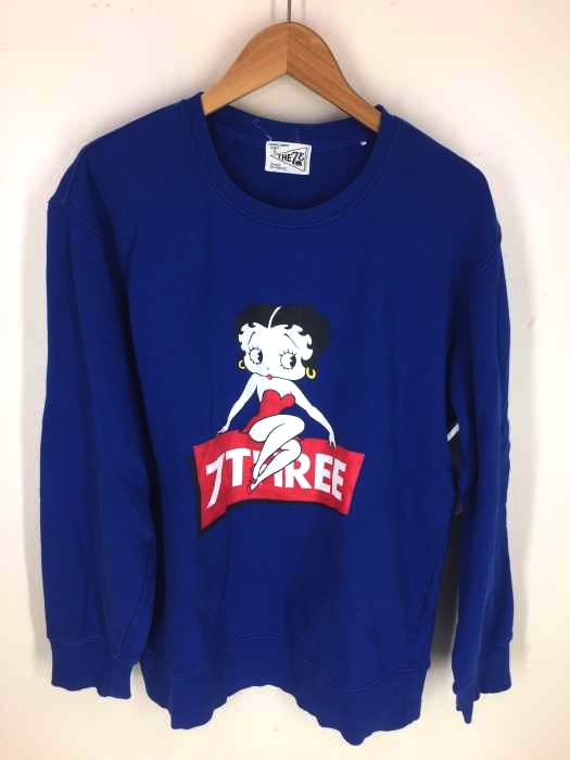 7THREE（セブンスリー） プリントスウェット メンズ トップス
