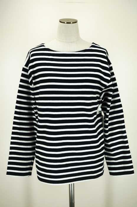 moussy （マウジー） 14 ボーダー柄カットソー バスクシャツ レディース トップス