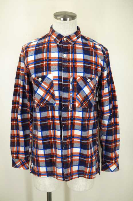 nonnative (ノンネイティブ) ADVENTURER SHIRT プリントチェックシャツ メンズ トップス