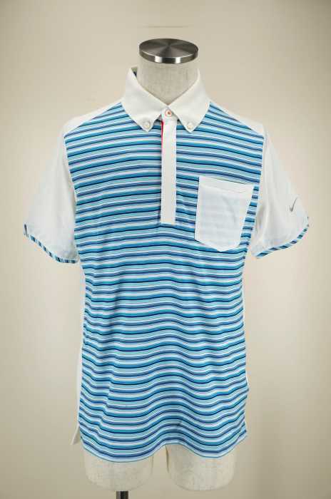 NIKE GOLF （ナイキゴルフ） ボーダー柄ポロシャツ メンズ トップス