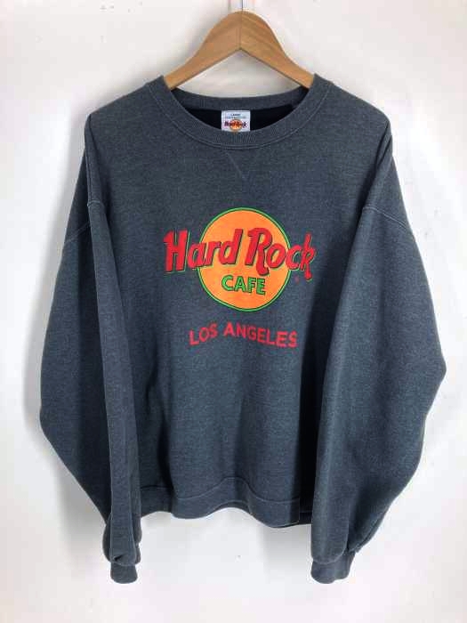 Hard Rock Cafe（ハードロックカフェ） フロントロゴ クルーネックスウェット メンズ トップス