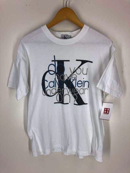 Calvin Klein Jeans（カルバンクラインジーンズ） 染込みプリント 半袖 クルーネック Tシャツ メンズ トップス