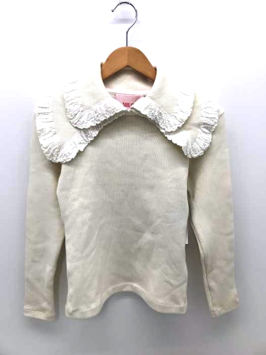 SIIILON(シーロン) CANNABIS LADIES別注  knit sweater レース襟ニット レディース トップス